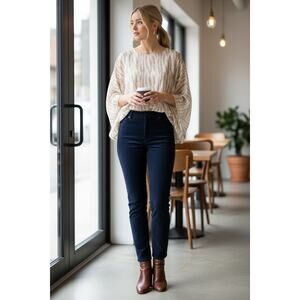 Aakaa Davie Blouse Medium White Cream Animal Print Kimono Cold Shoulder Boho NWT